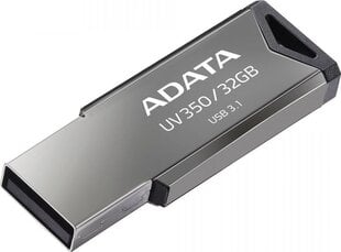ADATA UV350 32 GB, USB 3.1, Silver цена и информация | USB накопители | 220.lv