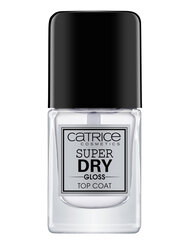 Nagu lakas virsslānis - žāvētājs Catrice Super Dry Gloss 10.5 ml cena un informācija | Nagu lakas, stiprinātāji | 220.lv