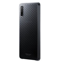 Samsung Galaxy A7(2018) Gradation caurspīdīgs vāciņš EF-AA750CB melns цена и информация | Чехлы для телефонов | 220.lv