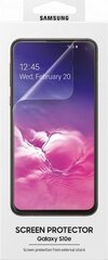 Samsung ET-FG970CTE Oriģinālās aizsargplēvītes priekš Galaxy S10e (G970) (komplektā 2 gab.) цена и информация | Защитные пленки для телефонов | 220.lv