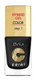Gela nagu laka Delia Cosmetics Coral Hybrid Step1 11 ml, 26 Black