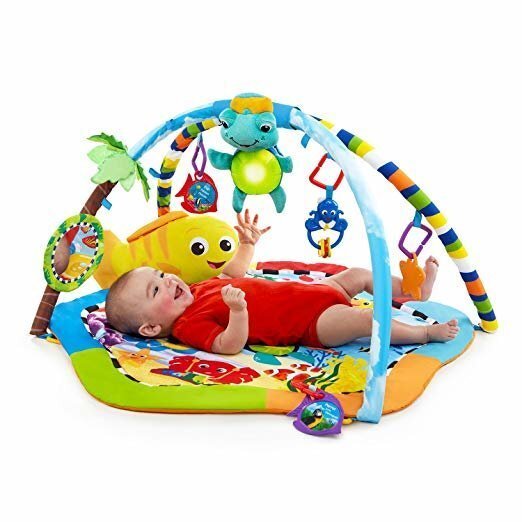 Attīstošais paklājiņš Baby Einstein Rhythm of the Reef Play Gym™ cena un informācija | Attīstošie paklājiņi | 220.lv