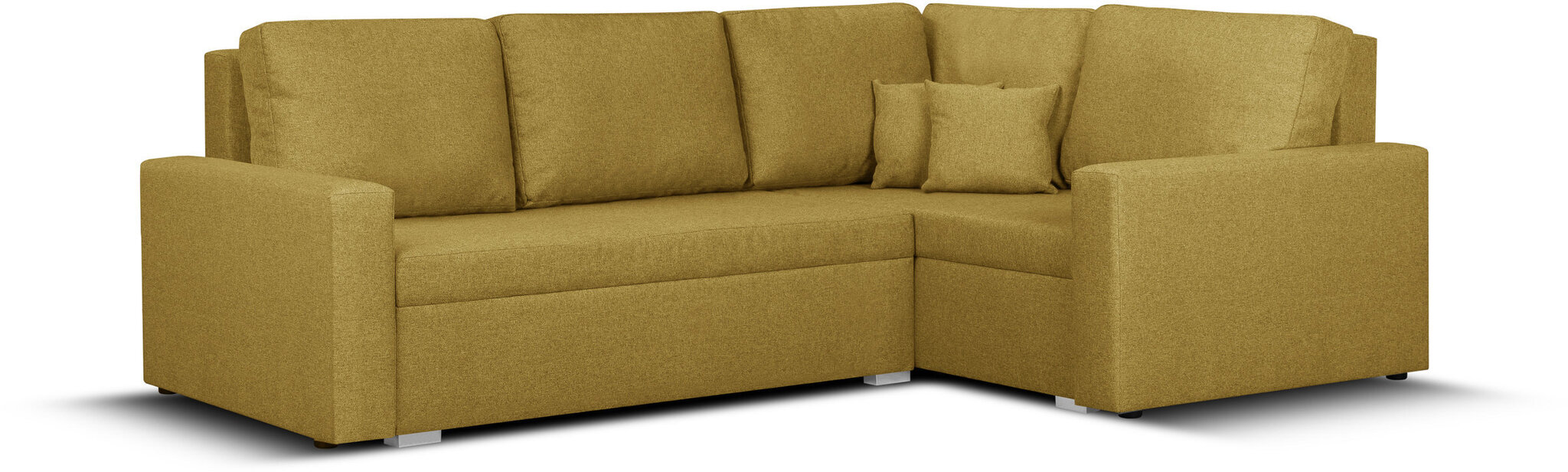Stūra dīvāns Bellezza Milo1, dzeltens cena un informācija | Stūra dīvāni | 220.lv