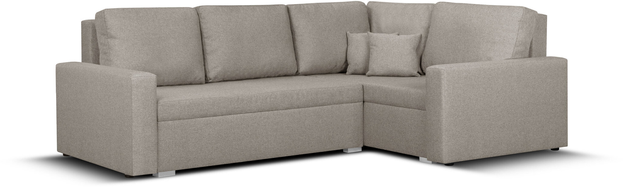 Universāls stūra dīvāns Bellezza Milo1, smilšu krāsas cena un informācija | Stūra dīvāni | 220.lv