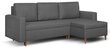 Universāls stūra dīvāns Bellezza Ken, pelēks cena un informācija | Stūra dīvāni | 220.lv