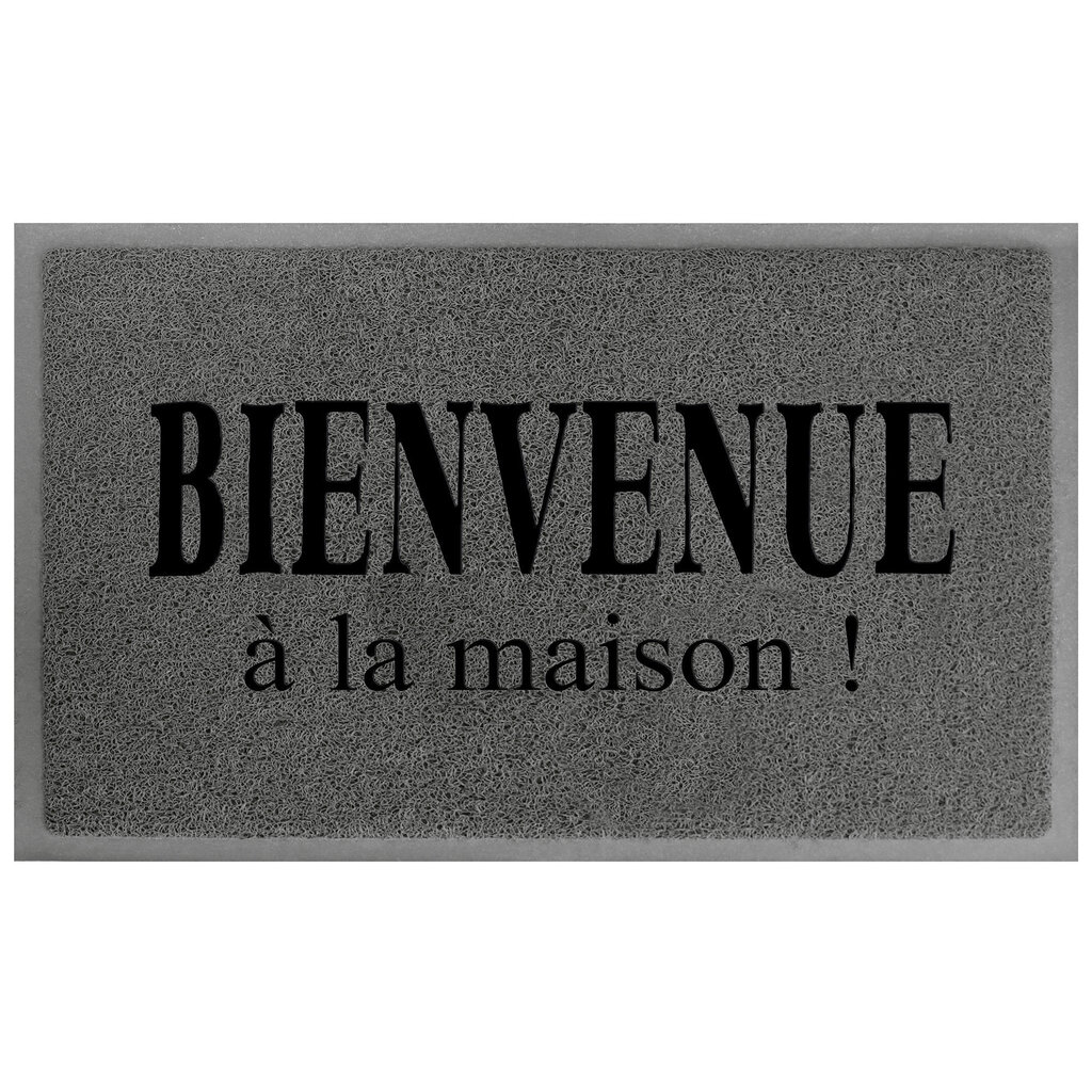 Durvju paklājiņš Maison Grey/Black 45x75 cm cena un informācija | Kājslauķi | 220.lv