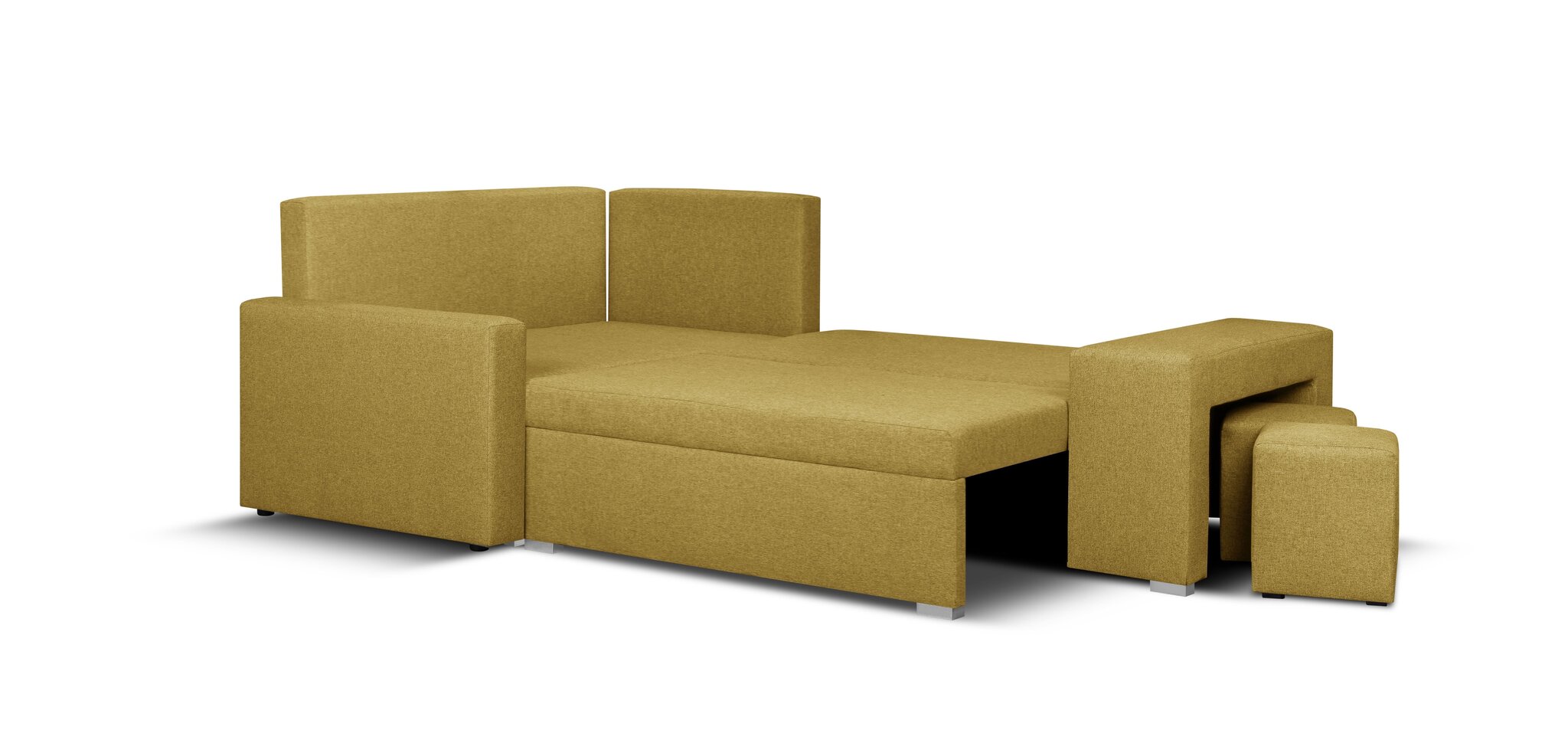 Stūra dīvāns ar pufu Bellezza Milo2, brūns cena un informācija | Stūra dīvāni | 220.lv