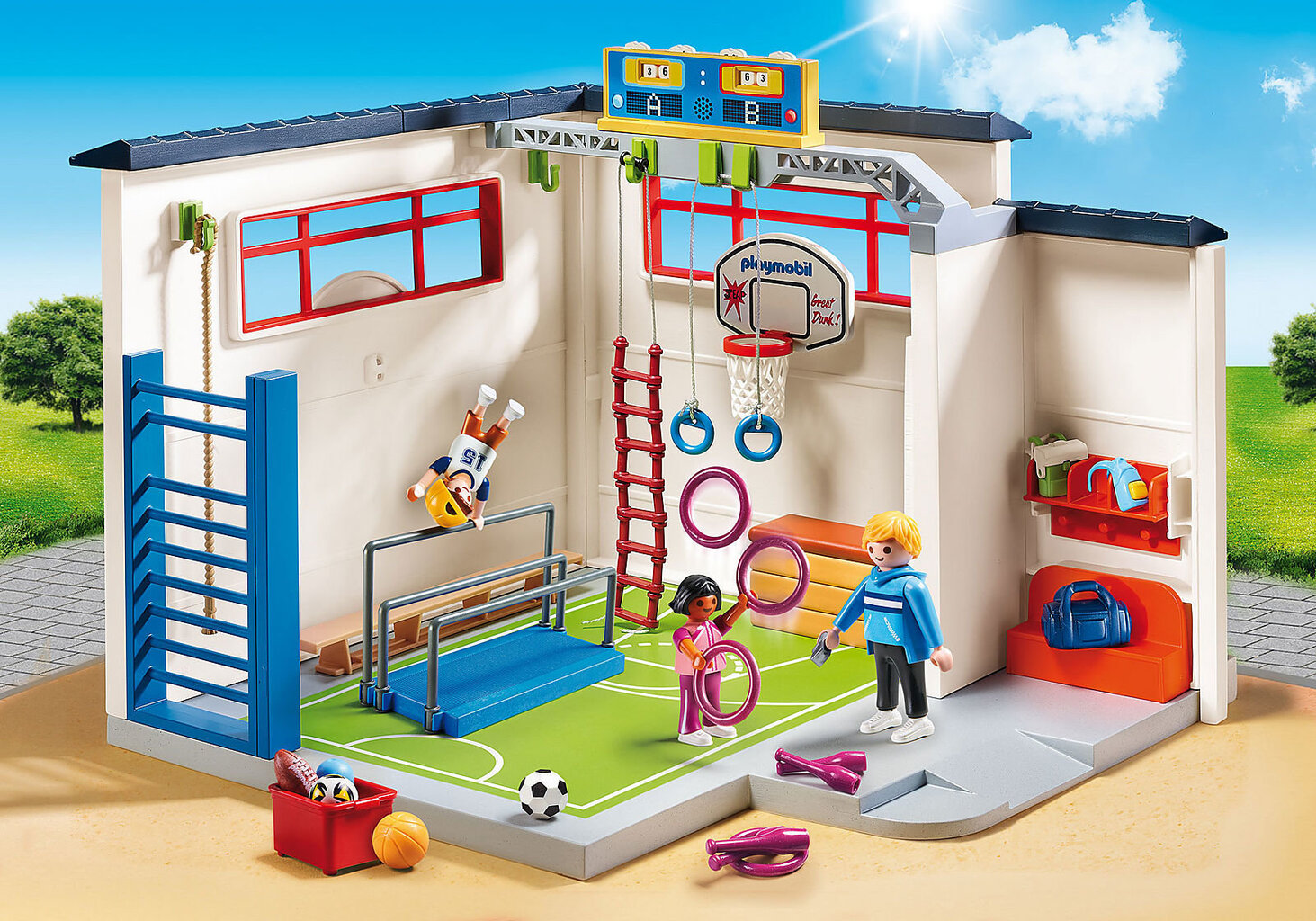 9454 PLAYMOBIL® City Life, Sporta zāle cena un informācija | Konstruktori | 220.lv