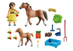 70122 PLAYMOBIL® DreamWorks Spirit, Пру и лошадь с новорожденным цена и информация | Конструкторы и кубики | 220.lv