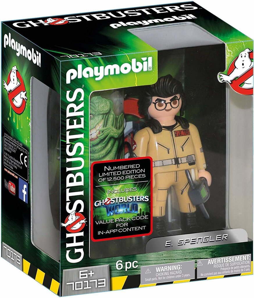 70173 PLAYMOBIL® Ghostbusters™ E. Spengler figūriņa cena un informācija | Konstruktori | 220.lv