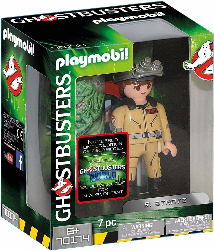 70174 PLAYMOBIL® Ghostbusters™ R. Stantz figūriņa cena un informācija | Konstruktori | 220.lv