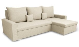 Universāls mīkstais stūra dīvāns Bellezza Mondo, krēmkrāsas cena un informācija | Stūra dīvāni | 220.lv