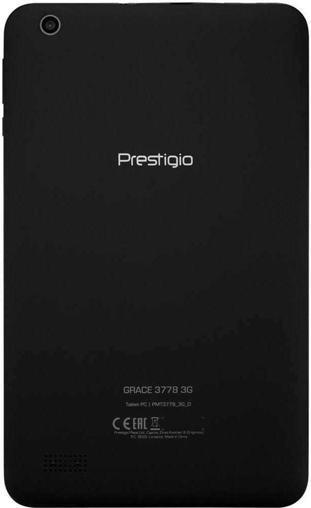 Prestigio Grace 3778 16GB, 3G, Melns цена и информация | Planšetdatori | 220.lv