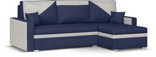 Universāls mīkstais stūra dīvāns Bellezza Asto1, tumši zils/gaiši pelēks цена и информация | Угловые диваны | 220.lv