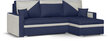 Universāls mīkstais stūra dīvāns Bellezza Asto1, tumši zils/gaiši pelēks цена и информация | Stūra dīvāni | 220.lv