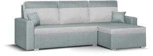 Universāls, mīkstais stūra dīvāns Bellezza Asto3, gaiši zils/gaiši pelēks cena un informācija | Stūra dīvāni | 220.lv