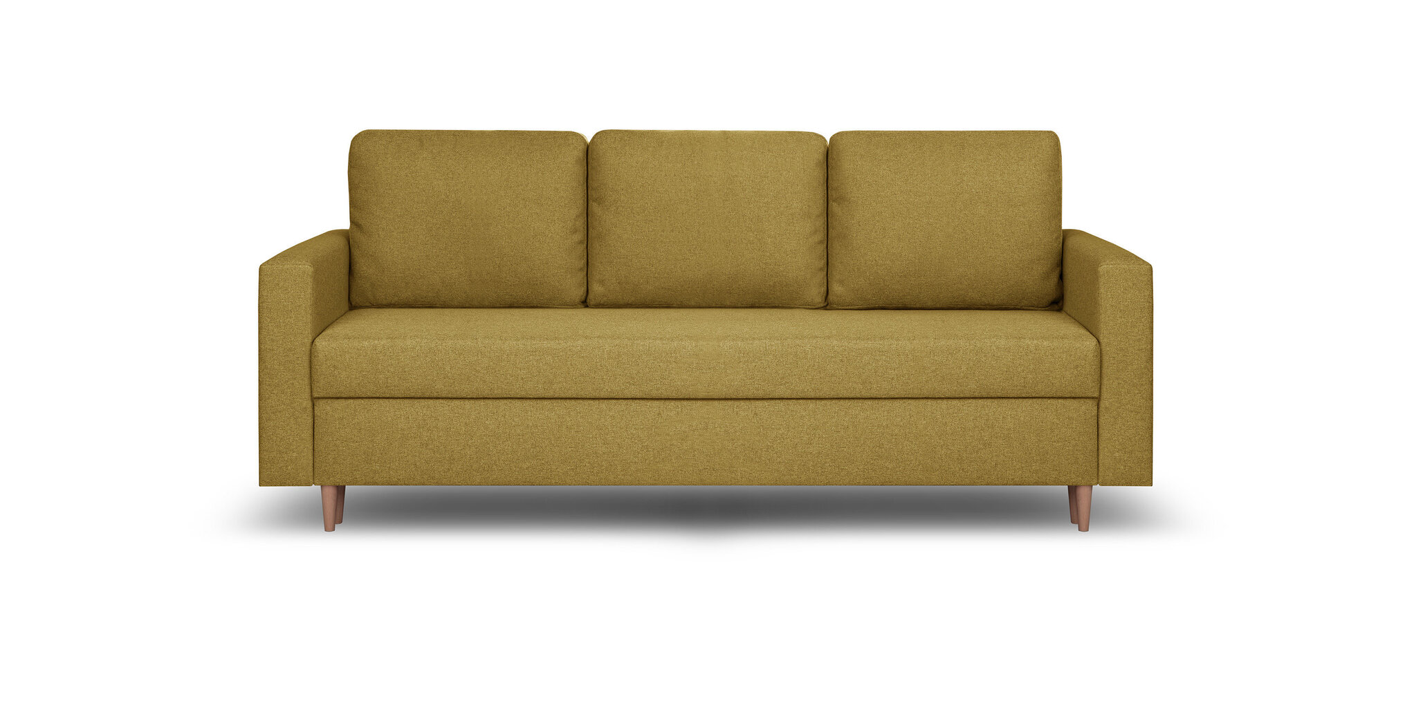 Dīvāns Bellezza Ken, dzeltens cena un informācija | Dīvāni | 220.lv