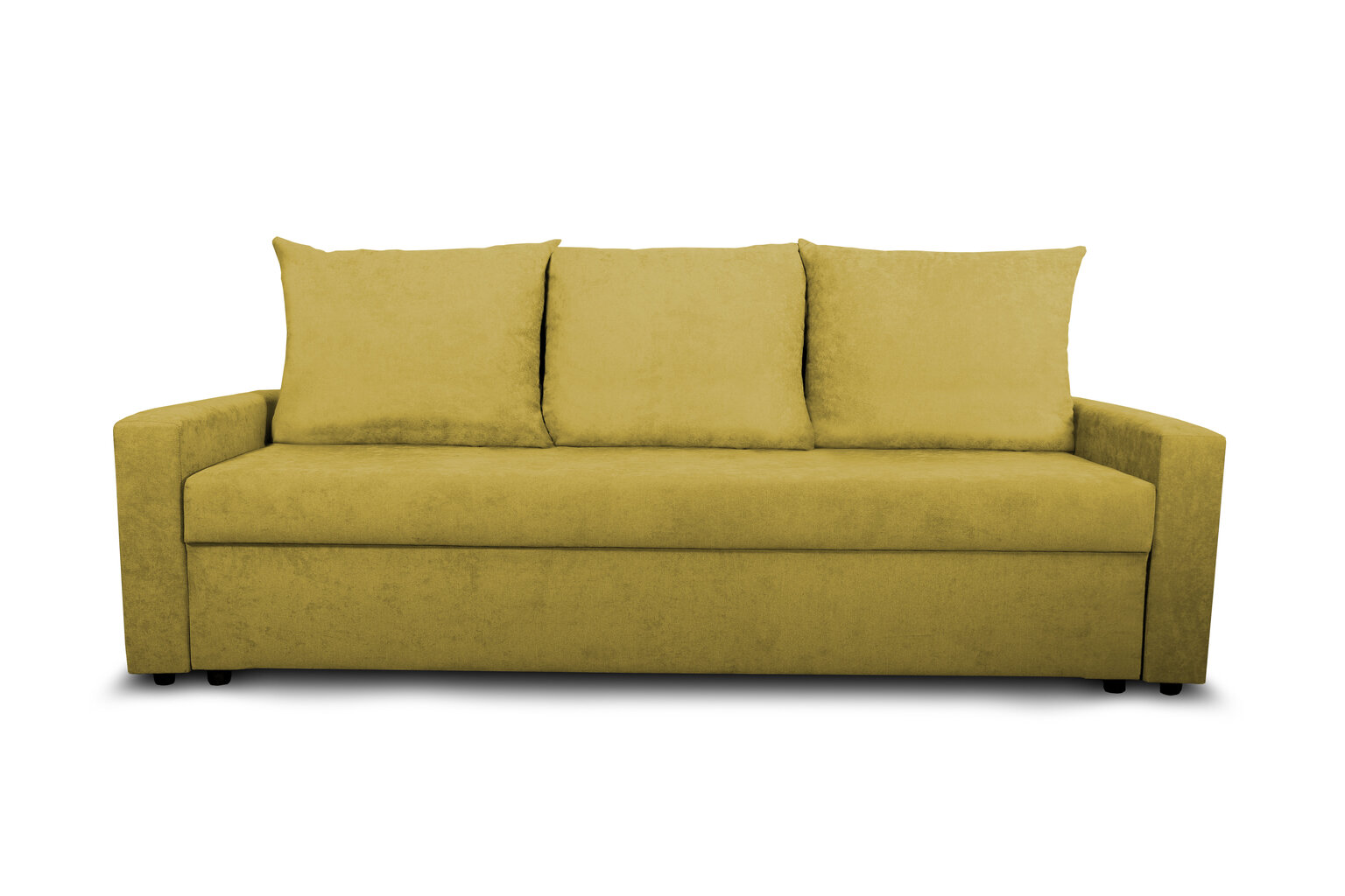 Dīvāns Bellezza Delta, dzeltens cena un informācija | Dīvāni | 220.lv