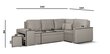 Mīksts stūra dīvāns ar pufiem Bellezza Milo2, zaļš cena un informācija | Stūra dīvāni | 220.lv