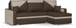 Universāls mīkstais stūra dīvāns Bellezza Asto1, tumši brūns/smilškrāsa cena un informācija | Stūra dīvāni | 220.lv