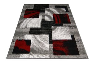 Paklājs pelēks / sarkans 200x300 cm cena un informācija | Paklāji | 220.lv