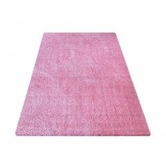 Нескользящий ковер Shaggy розовый, 80x150см, 20 мм, полипропилен цена и информация | Ковры | 220.lv