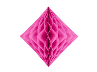 Rombs Diamond, rozā, 20 cm, 1 kaste / 50 iepak. (1 iepak./ 1 gab.) cena un informācija | Svētku dekorācijas | 220.lv