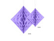 Rombs Diamond, violets, 30 cm, 1 kaste/50 iepak. (1 iepak./1 gab.) cena un informācija | Svētku dekorācijas | 220.lv