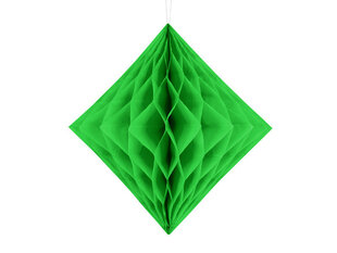 Rombs Diamond, zaļš, 30 cm, 1 kaste/50 iepak. (1 iepak./1 gab.) cena un informācija | Svētku dekorācijas | 220.lv