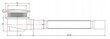 Taisnstūra dušas paliktnis Mexen Slim ar sifonu, 80x70,90x70,90x80 cm cena un informācija | Dušas paliktņi | 220.lv
