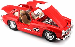 Авто модель Bburago Mercedes Benz 300SL, 1:24 цена и информация | Конструктор автомобилей игрушки для мальчиков | 220.lv