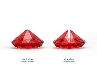Galda kartes turētājs Diamond, 40 mm, sarkans, (1 iepak./10 gab.) cena un informācija | Svētku dekorācijas | 220.lv