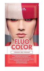 Krāsojošais matu šampūns Joanna Fluo Color 35 g, Red цена и информация | Шампуни | 220.lv