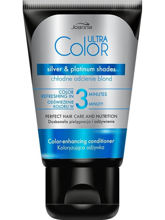Krāsojošais kondicionieris matiem Joanna Ultra Color 100 g, silver&platinum цена и информация | Matu kondicionieri, balzāmi | 220.lv