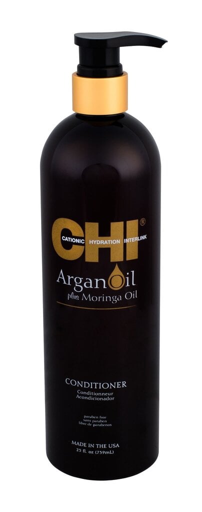 Kondicionieris matiem ar argāma un moringa eļļām CHI Argan Oil, 739 ml цена и информация | Matu kondicionieri, balzāmi | 220.lv