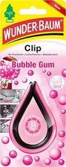 Wunder-Baum CLIP освежитель воздуха «BUBBLE GUM» цена и информация | Освежители воздуха для салона | 220.lv