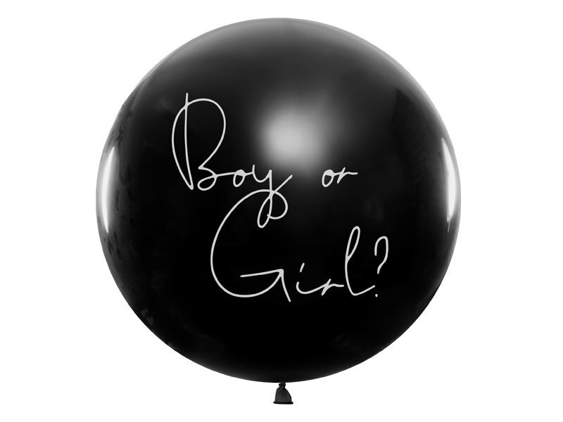 PartyDeco Baloni "Boy or Girl?", ar ziliem konfetti цена и информация | Baloni | 220.lv