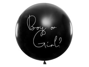 PartyDeco Baloni "Boy or Girl?", su rožiniais konfeti cena un informācija | Baloni | 220.lv