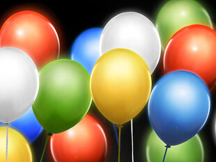 PartyDeco Воздушные шары со светодиодными лампами, 5 шт, ассортимент  цена и информация | Шарики | 220.lv