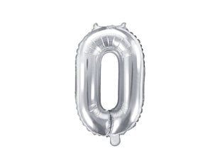 PartyDeco Фольгированный шар - № 0, 35 см цена и информация | Шарики | 220.lv