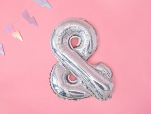 Folijas balons &, 35 cm, sudrabains/spīdīgs цена и информация | Шарики | 220.lv