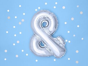 Folijas baloni &, 35 cm, sudrabaini, 50 gab. цена и информация | Шарики | 220.lv