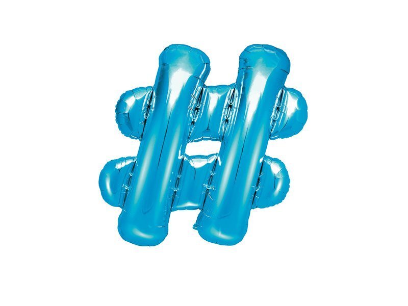 Folijas balons #, 35 cm, zils cena un informācija | Baloni | 220.lv
