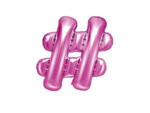 Folijas balons #, 35 cm dark, rozā цена и информация | Шарики | 220.lv