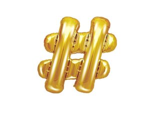 Folijas baloni #, 35 cm, zeltaini, 50 gab. cena un informācija | Baloni | 220.lv