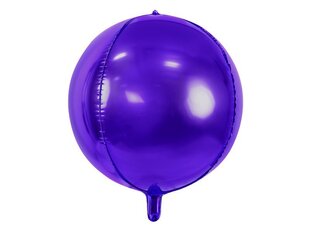 Folijas balons Ball 40 cm, violets cena un informācija | Baloni | 220.lv