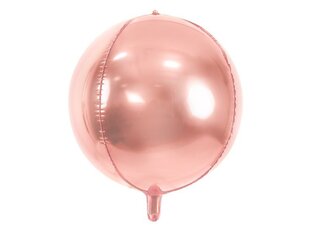 Folijas balons Ball 40 cm, zeltains/rozā цена и информация | Шарики | 220.lv