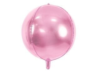 Folijas balons Ball 40 cm light, rozā cena un informācija | Baloni | 220.lv