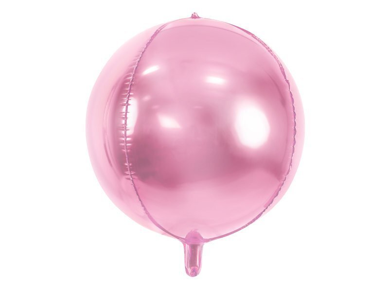 Folijas balons Ball 40 cm light, rozā цена и информация | Baloni | 220.lv