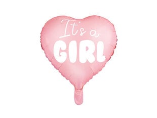 Фольгированный воздушный шарик, 45 см, светло-розовый / It’s a Girl цена и информация | Шарики | 220.lv